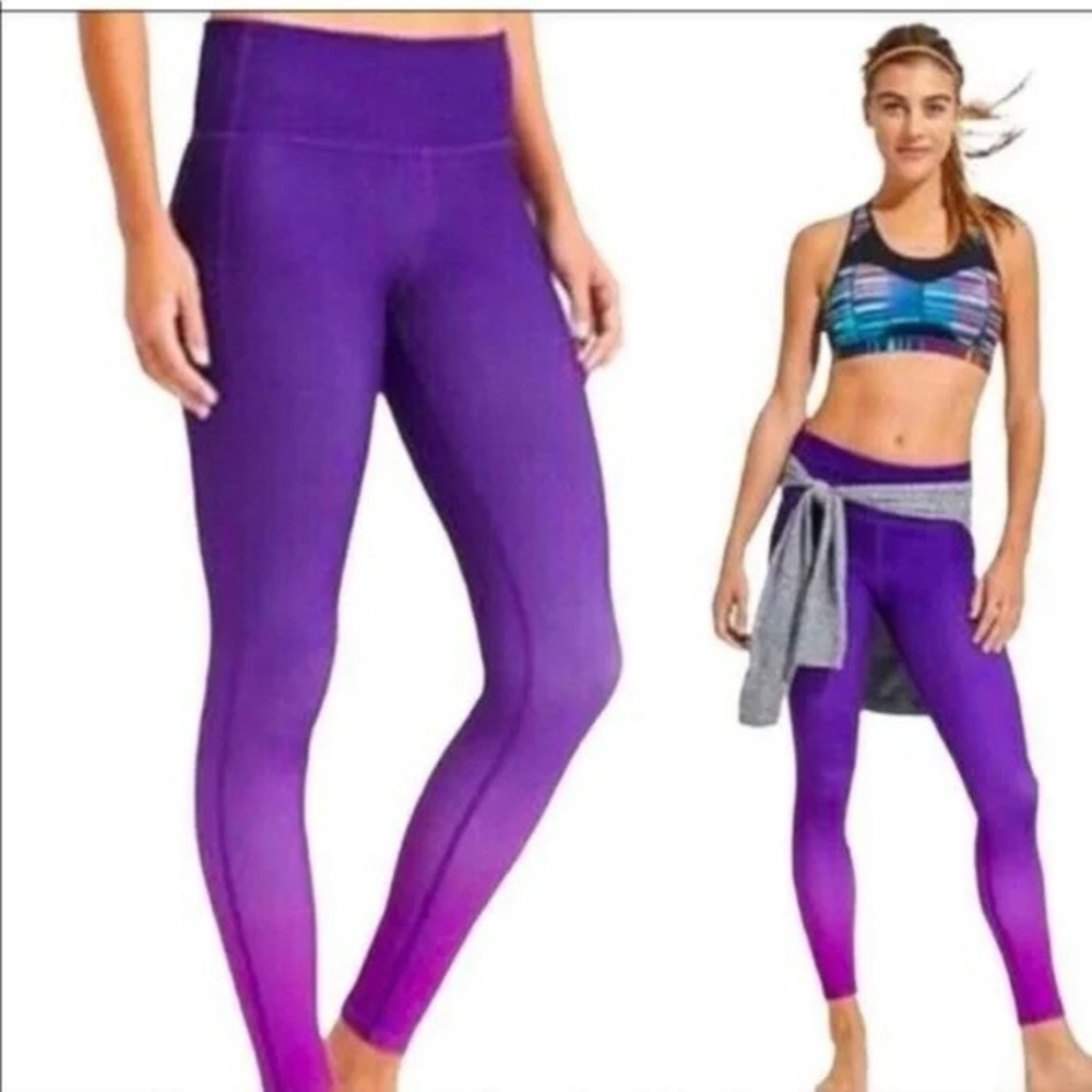 Athleta Chaturanga purple Ombré Size XS - Picture 2 of 8